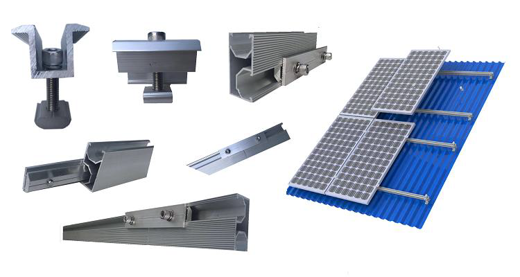 Aluminum Bracket for Pitched Roof, 25 years warranty